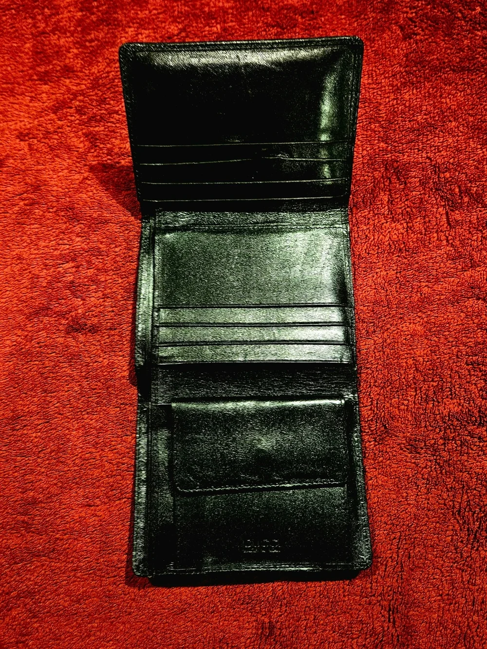 Gucci Black GG Canvas Bifold Wallet